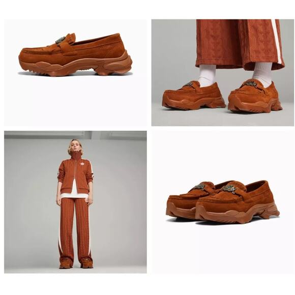 Puma x Palomo Teak Nitefox Suede Loafers main image 6